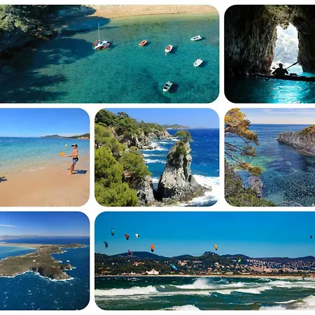 Апартаменты Boheme-chic A Giens, Plages A Pied